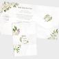 Preview: Pocketfold Einladung "Antique White" B6